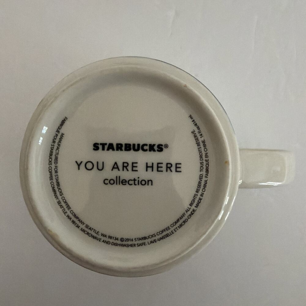 Starbucks Mug 2014 You Are Here Alabama 14oz Cup Coffee Tea - Picture 7 of 8